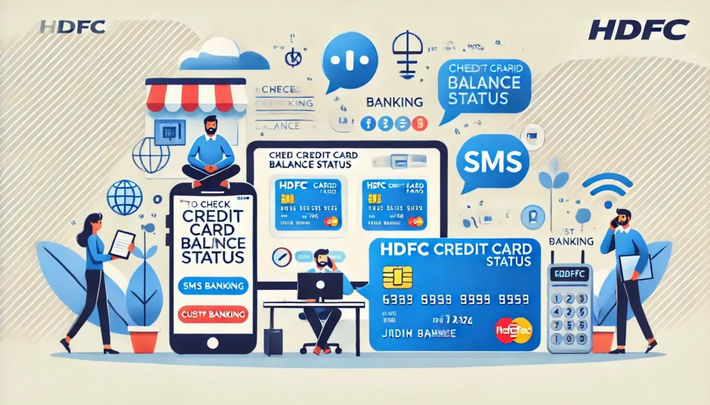 multiple ways to check your HDFC Credit Card Balance Status