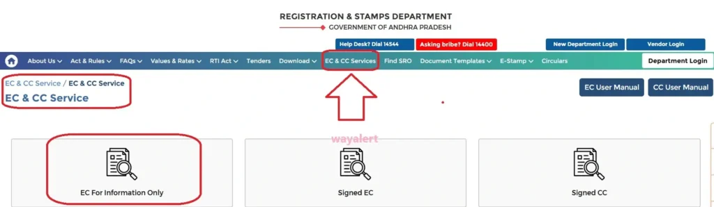 Andhra Pradesh Encumbrance Portal