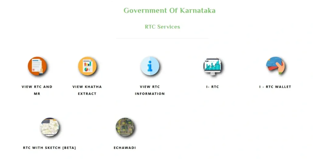 Bhoomi RTC Online service portal