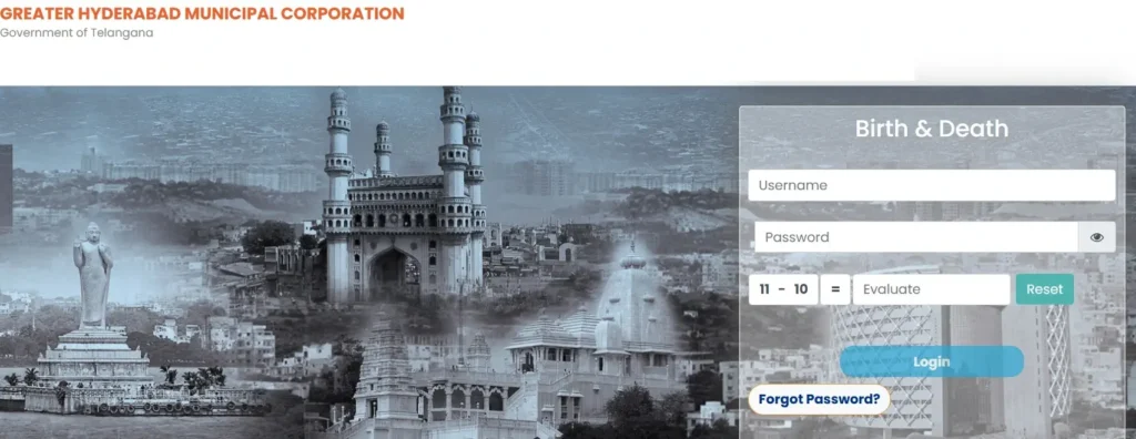GHMC Birth Certificate Download Official website