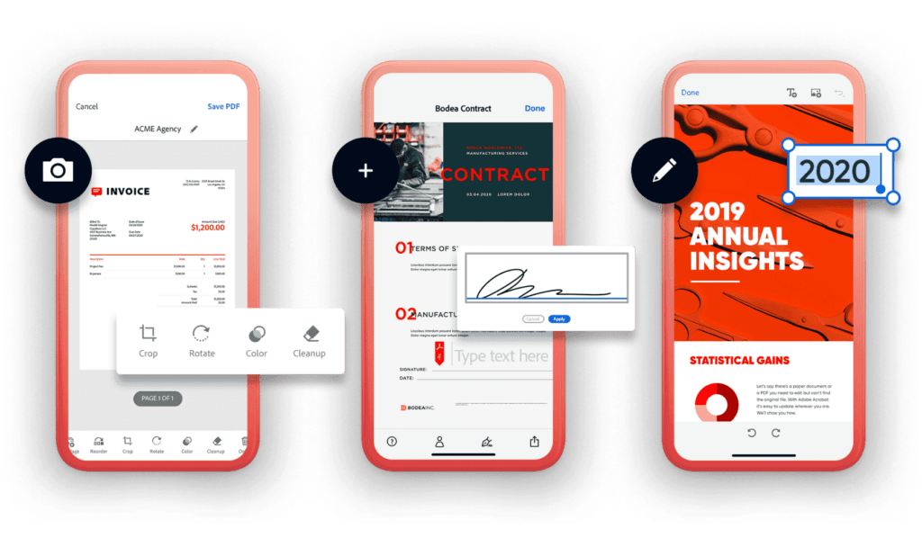 Digital Signatures Signing PDFs from Mobile Devices