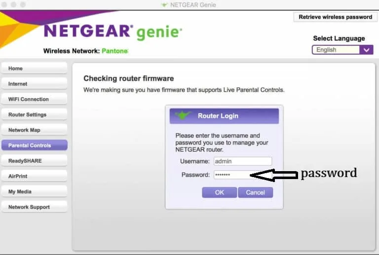 NETGEAR Router Login and password