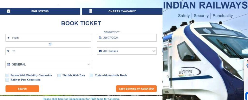 irctc login guide irctc.co.in