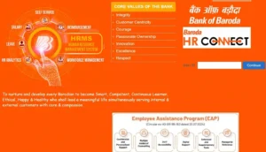 Bank of Baroda HR Connect Login HRMS Portal 
