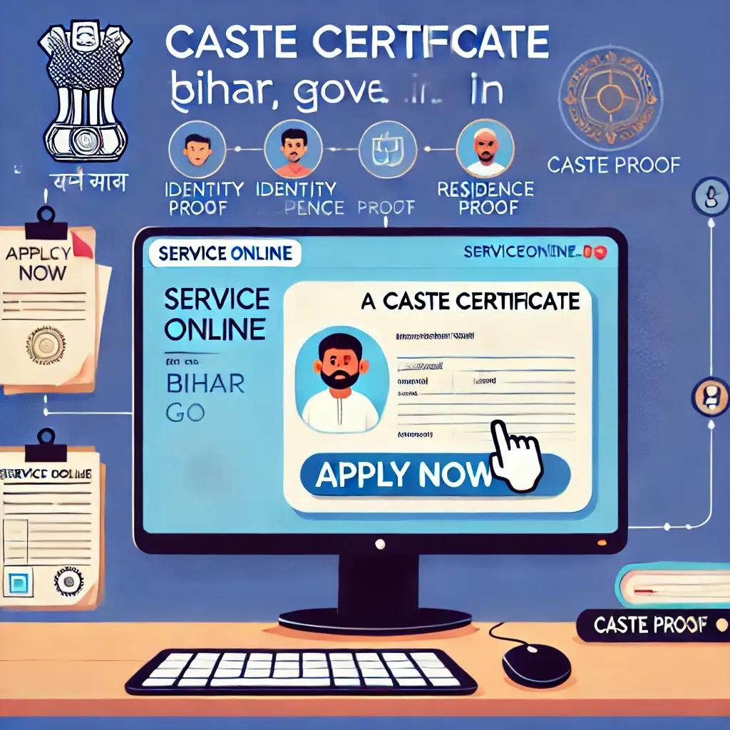 Caste Certificate in Bihar online