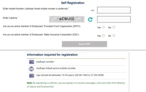 how e-Shram registration benefits platform workers