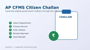 AP CFMS Citizen Challan steps for government payments online