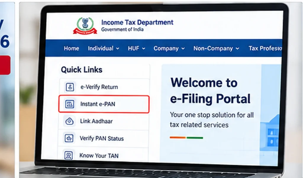 PAN Card Download by Aadhaar Number