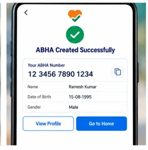 ABHA Created Successfully in Aarogya Setu 2.0 ABHA created successfully in Aarogya Setu 2.0 with 14-digit ABHA number