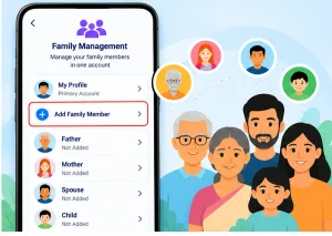 Aarogya Setu 2.0 Family Management Aarogya Setu 2.0 Family Management option to add and manage family members
