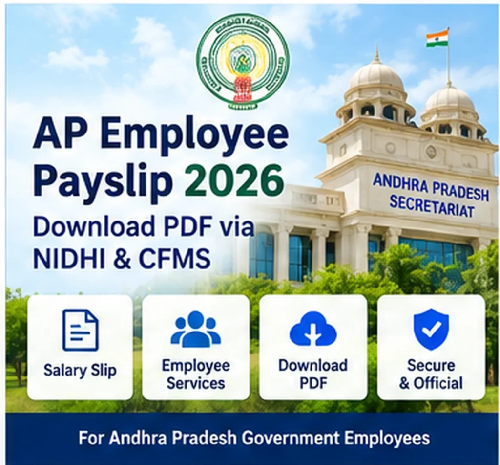 AP Employee Payslip 2026 download PDF through NIDHI and CFMS