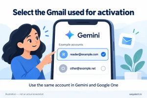 MyJio Gemini Offer Active Status Illustration of an active Google Gemini offer in MyJio with a reminder to verify the linked Google account.